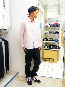 「アイテム（シャツ/ブラウス）」を使った、MA$SAさん（メンズ・173cm）の秋コーディネート