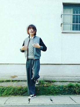 「glaz（グラズ）のアイテム」を使った、LIFEGOESON.さん（レディース・173cm）の冬コーディネート