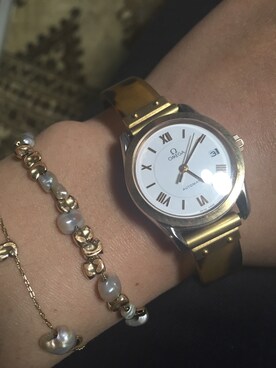 「OMEGA（オメガ）のアイテム（アナログ腕時計）」を使った、noyKimuraさん（レディース・170cm）の冬コーディネート