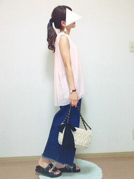 mamoさん（レディース・155cm）の春コーディネート