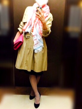 「Language（ランゲージ）のアイテム（ジャケット/アウター）」を使った、bowbowさん（レディース・165cm）の秋コーディネート