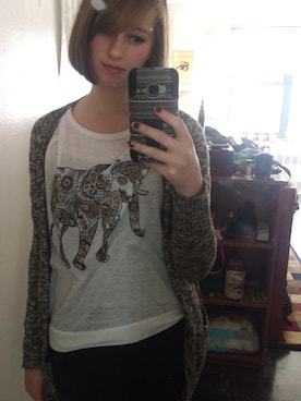 「CANDIES（キャンディーズ）のアイテム」を使った、Alyciaさん（レディース・165cm）の冬コーディネート