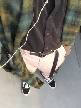 「PENDLETON（ペンドルトン）のアイテム（その他アウター）」を使った、K.z.Kさん（メンズ・170cm・20代）の春コーディネート