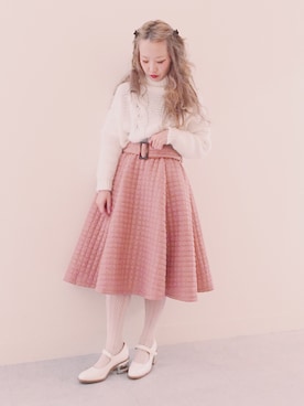 「Grimoire（グリモワール）のアイテム」を使った、三好香織さん（レディース・157cm）の冬コーディネート