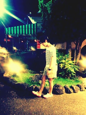 「united bamboo（ユナイテッドバンブー）のアイテム」を使った、takeshiさん（メンズ・171cm）の夏コーディネート