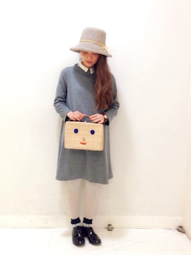 「顔」｜muro☺︎さん（レディース・150cm）の春コーディネート