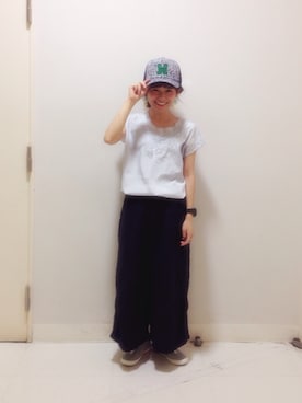 「GB（ジービー）のアイテム」を使った、muro☺︎さん（レディース・150cm）の夏コーディネート