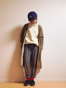 「SPERGA（スペルガ）のアイテム（シューズ）」を使った、muro☺︎さん（レディース・150cm）の秋コーディネート