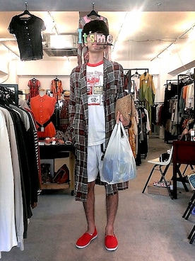 「McGREGOR CLASSIC（マックレガークラシック）のアイテム（シューズ）」を使った、ウォーリーさん（メンズ・182cm）の春コーディネート