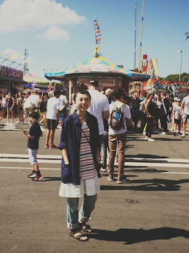 「Australia」｜「アイテム（ワンピース/ドレス）」を使った、MAOさん（レディース・156cm）の春コーディネート