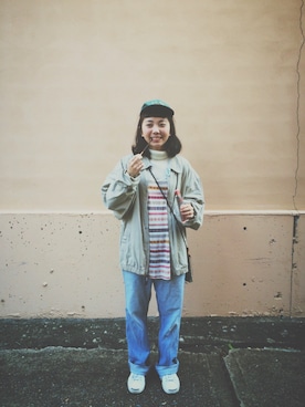 「Australia」｜「アイテム（ジャケット/アウター）」を使った、MAOさん（レディース・156cm）の夏コーディネート
