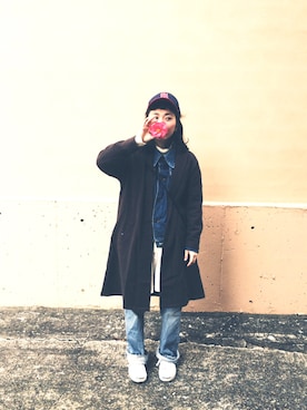 「Australia」｜「アイテム（デニムジャケット）」を使った、MAOさん（レディース・156cm）の夏コーディネート