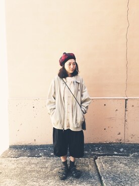 「Sunnyday」｜「アイテム（ジャケット/アウター）」を使った、MAOさん（レディース・155cm）の夏コーディネート