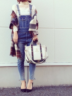 「ZARA BASIC（ザラベーシック）のアイテム」を使った、𝕂𝔼𝕀𝕂𝕆さん（レディース・159cm）の冬コーディネート