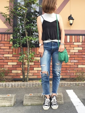 𝕂𝔼𝕀𝕂𝕆さん（レディース・159cm）の夏コーディネート