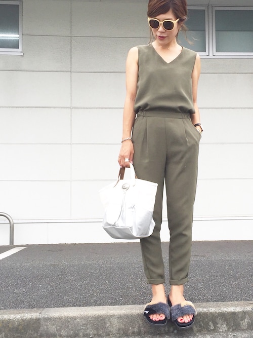 𝕂𝔼𝕀𝕂𝕆 Guのつなぎ オールインワンを使ったコーディネート Wear