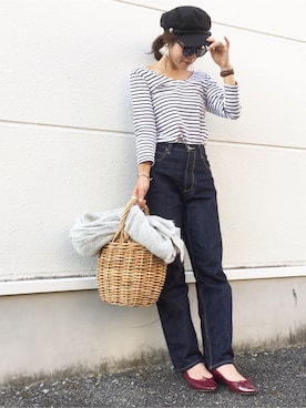 「SEVENDAYS=SUNDAY（セブンデイズサンデイ）のアイテム（サングラス）」を使った、𝕂𝔼𝕀𝕂𝕆さん（レディース・159cm）の秋コーディネート