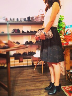 「PUPE（プーペ）のアイテム」を使った、SHOECLOSETお台場店さん（レディース・154cm）の秋コーディネート