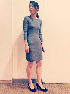 「PUPE（プーペ）のアイテム」を使った、SHOECLOSETお台場店さん（レディース・154cm）の秋コーディネート