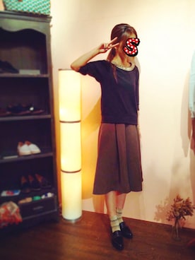 「LINCE（リンス）のアイテム」を使った、SHOECLOSETお台場店さん（レディース・167cm）の秋コーディネート