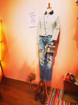 「LINCE（リンス）のアイテム」を使った、SHOECLOSETお台場店さん（レディース・170cm）の秋コーディネート