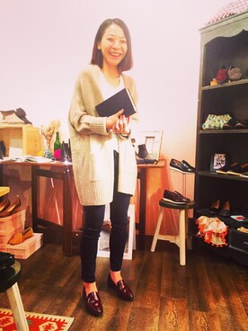 「LINCE（リンス）のアイテム」を使った、SHOECLOSETお台場店さん（レディース・154cm）の秋コーディネート