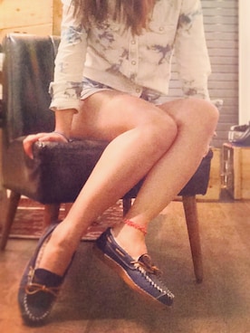 「Minnetonka（ミネトンカ）のアイテム」を使った、SHOECLOSETお台場店さん（レディース・152cm）の秋コーディネート