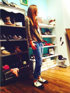 「PUPE（プーペ）のアイテム」を使った、SHOECLOSETお台場店さん（レディース・167cm）の秋コーディネート