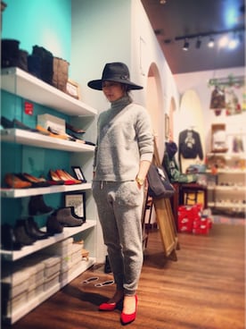 「PUPE（プーペ）のアイテム」を使った、SHOECLOSETお台場店さん（レディース・152cm）の秋コーディネート