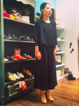 「PUPE（プーペ）のアイテム」を使った、SHOECLOSETお台場店さん（レディース・154cm）の秋コーディネート
