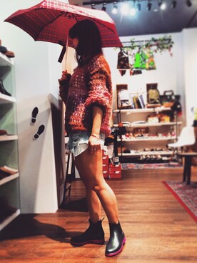 「meduse（メデュース）のアイテム」を使った、SHOECLOSETお台場店さん（レディース・152cm）の秋コーディネート
