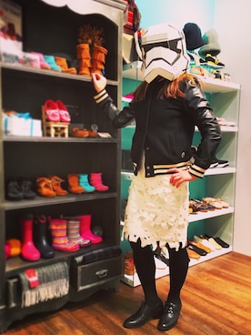 「ミックスコーデ」｜「アイテム（その他シューズ）」を使った、SHOECLOSETお台場店さん（レディース・152cm）の冬コーディネート