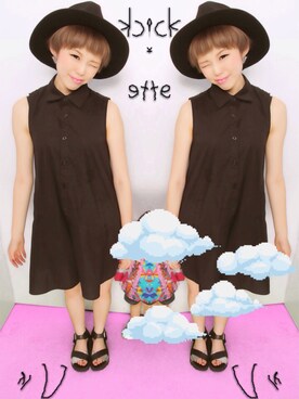 「Aラインワンピース」｜YUIZOHさん（レディース・160cm）の夏コーディネート