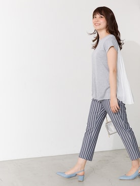 「プリーツ」｜NBB STAFF05さん（レディース・158cm）の春コーディネート