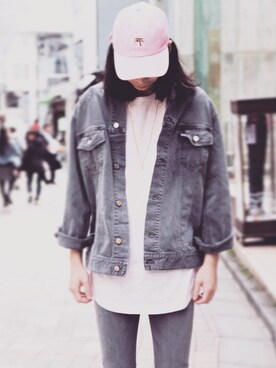 「united arrows」｜「アイテム（デニムジャケット）」を使った、大谷和宏さん（メンズ・175cm）の春コーディネート