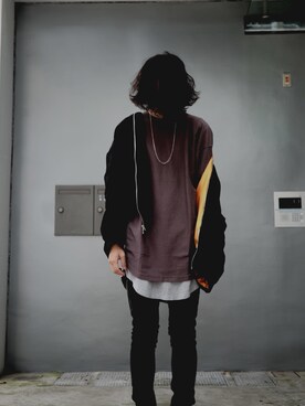 「united arrows」｜「アイテム（ブルゾン）」を使った、大谷和宏さん（メンズ・175cm）の夏コーディネート