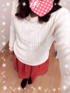 「AS as know as（エーエス アズノウアズ）のアイテム（スカート）」を使った、ki-chanさん（レディース・152cm）の春コーディネート
