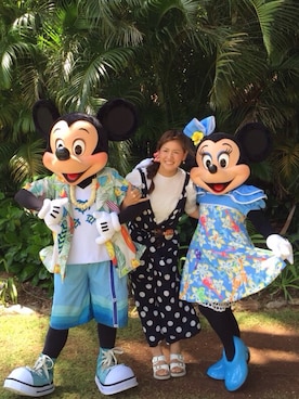 「hawaii」｜「アイテム（オールインワン・サロペット）」を使った、えりつーん( ･･)σさん（レディース・163cm）の秋コーディネート
