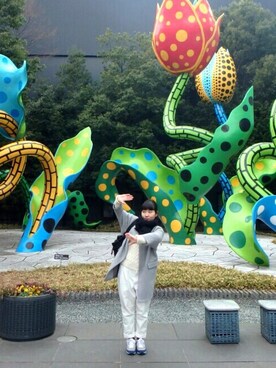 「SLOBE IENA（スローブイエナ）のアイテム（ノーカラージャケット）」を使った、さとうさん（レディース・151cm）の春コーディネート