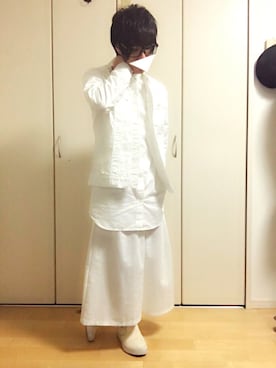 「Right-on（ライトオン）のアイテム（ミリタリージャケット）」を使った、深瀬さん（メンズ・164cm）の冬コーディネート