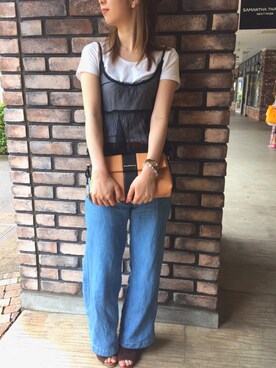 HONOKAさん（レディース・160cm）の夏コーディネート