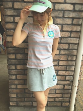 「サマンサタバサ」｜「アイテム（帽子）」を使った、HONOKAさん（レディース・160cm）の夏コーディネート