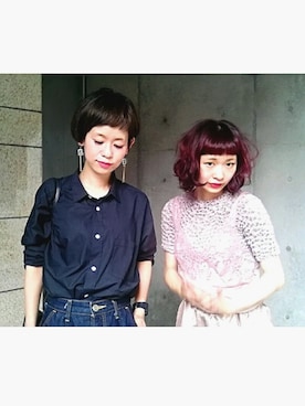 「イメチェン」｜「アイテム（その他）」を使った、yukiさん（レディース・152cm）の夏コーディネート