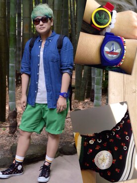 まくんさん（メンズ・162cm）の春コーディネート