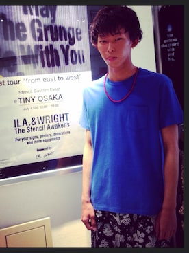 「ROTTWEILER（ロットワイラー）のアイテム」を使った、tinyworldさん（メンズ・173cm）の夏コーディネート