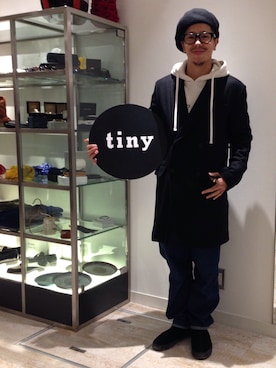 「ROTTWEILER（ロットワイラー）のアイテム」を使った、tinyworldさん（メンズ・168cm）の冬コーディネート