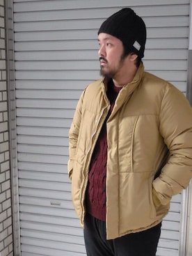 「nonnative（ノンネイティブ）のアイテム（ダウンジャケット/コート）」を使った、tinyworldさん（メンズ・173cm）の冬コーディネート