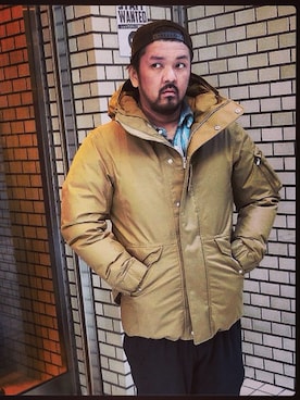「nonnative（ノンネイティブ）のアイテム（ダウンジャケット/コート）」を使った、tinyworldさん（メンズ・173cm）の冬コーディネート