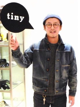 「Anachronorm（アナクロノーム）のアイテム」を使った、tinyworldさん（メンズ・175cm）の冬コーディネート