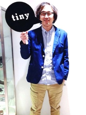 「nonnative(ノンネイティブ)のアイテム」を使った、tinyworldさん(メンズ・175cm)の冬コーディネート